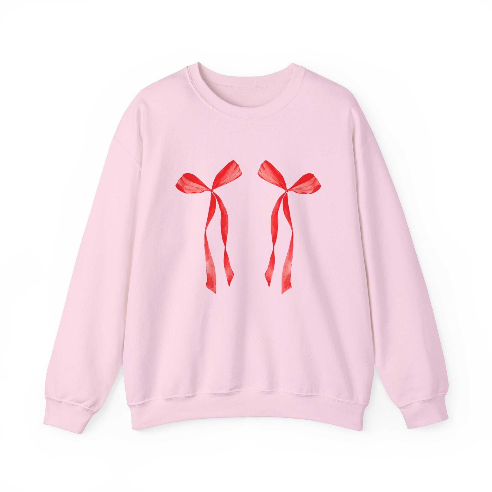 Red Coquette Ribbons Christmas Sweatshirt