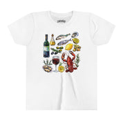 Italian Seafood Collage Baby Tee