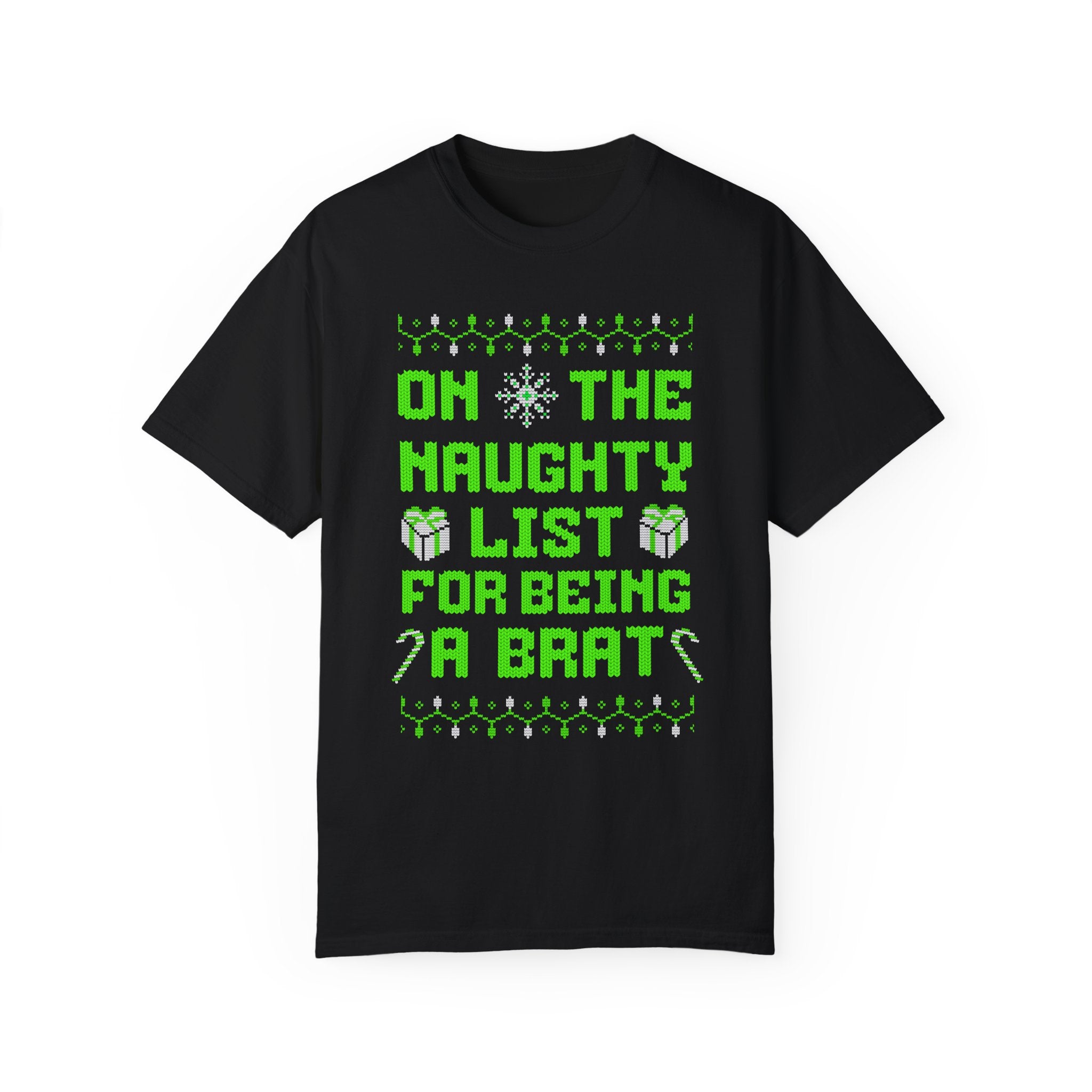 On the Naughty List Brat Tee