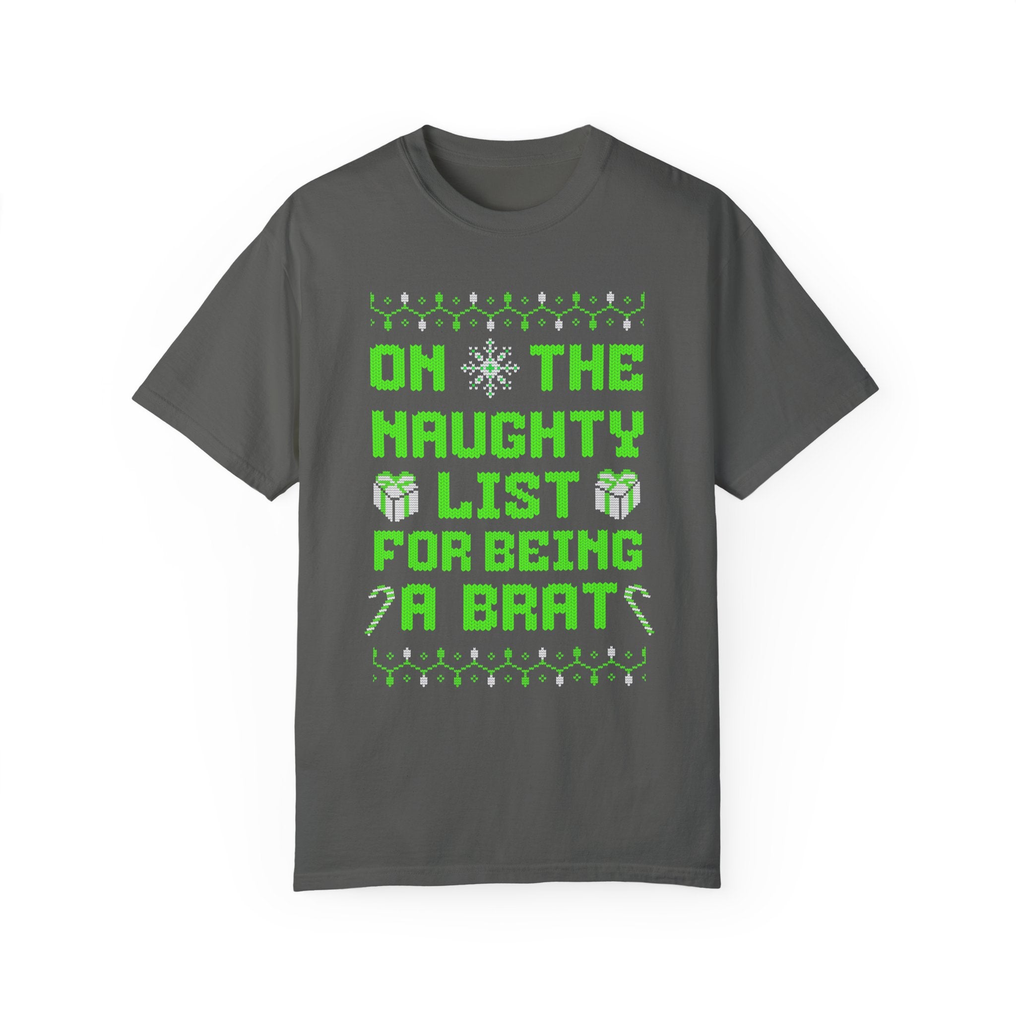 On the Naughty List Brat Tee