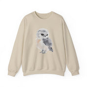 Watercolor Snowy Owl Sweatshirt