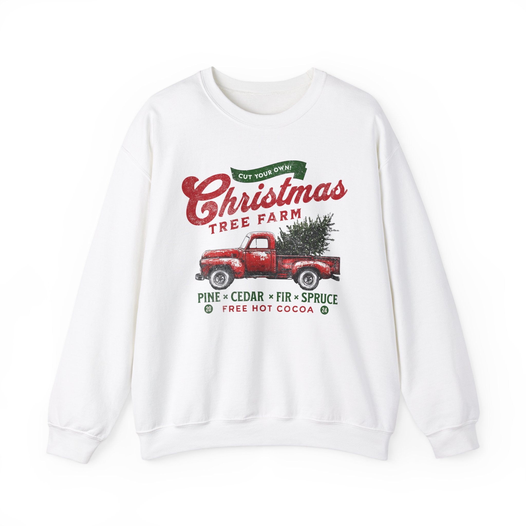 Vintage Christmas Tree Farm Sweatshirt