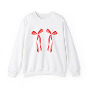 Red Coquette Ribbons Christmas Sweatshirt