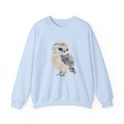 Watercolor Snowy Owl Sweatshirt