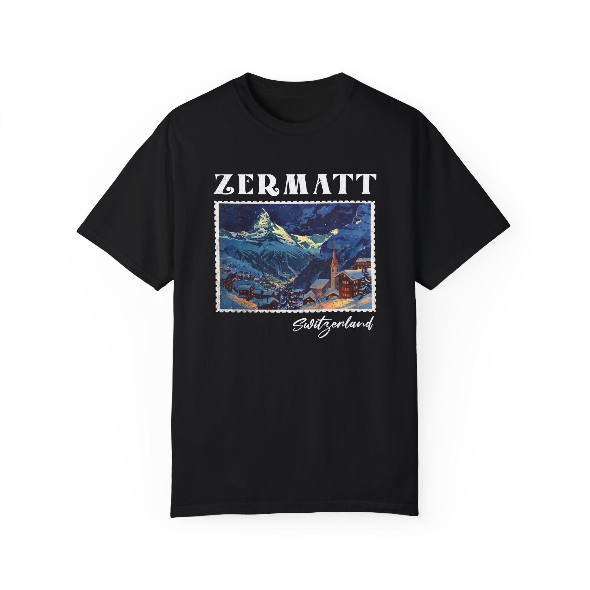 Zermatt Vintage Postcard Tee