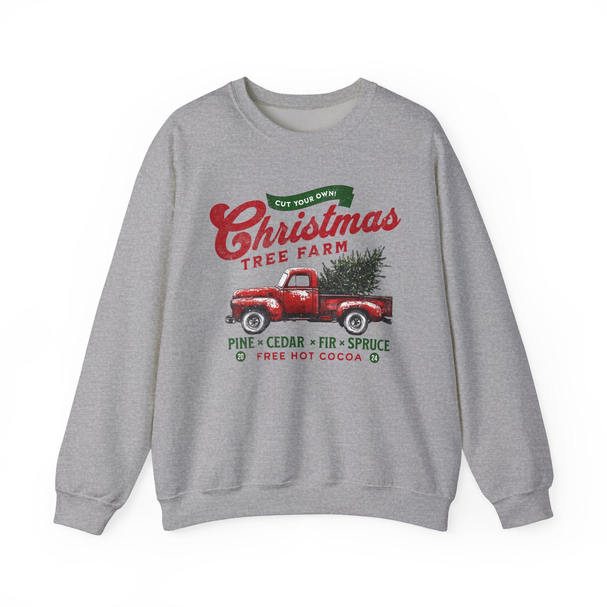 Vintage Christmas Tree Farm Sweatshirt