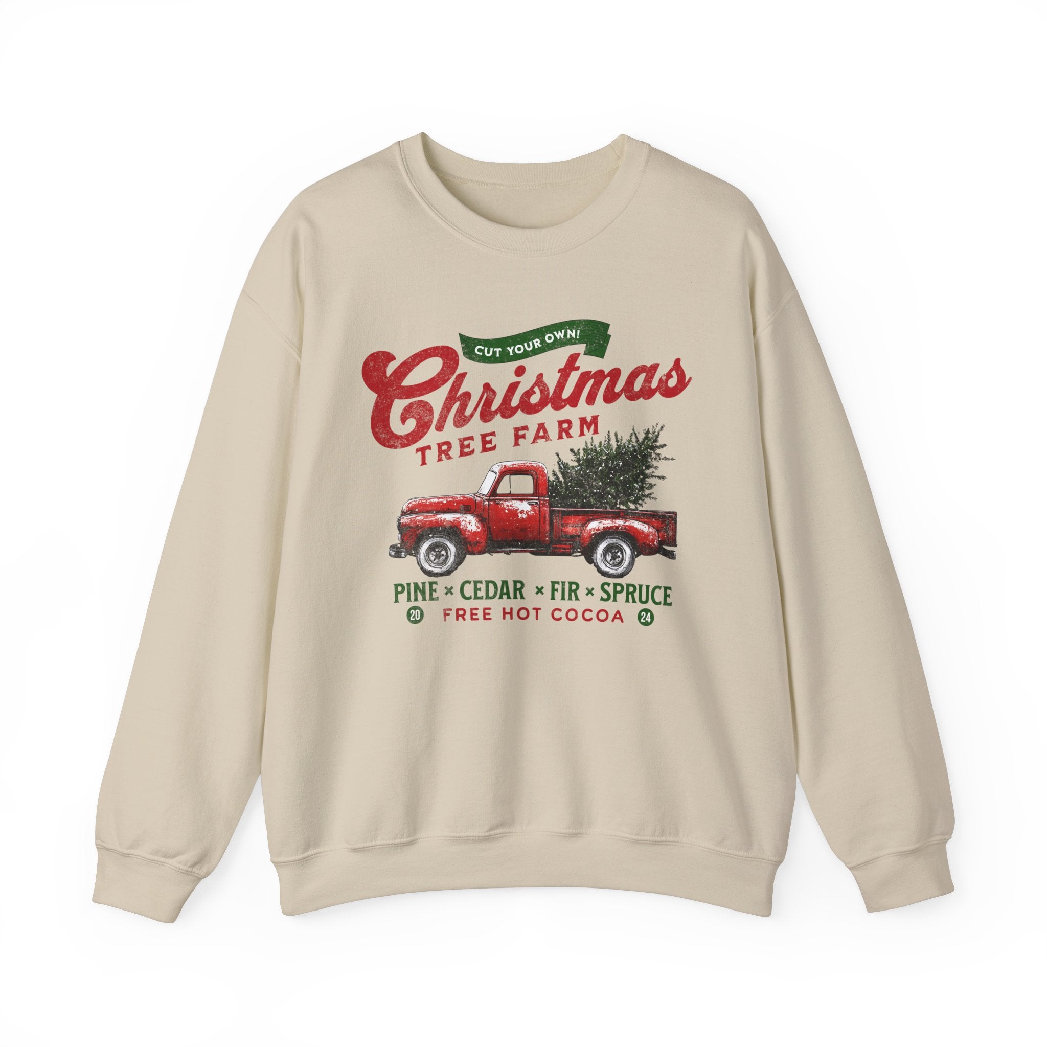 Vintage Christmas Tree Farm Sweatshirt