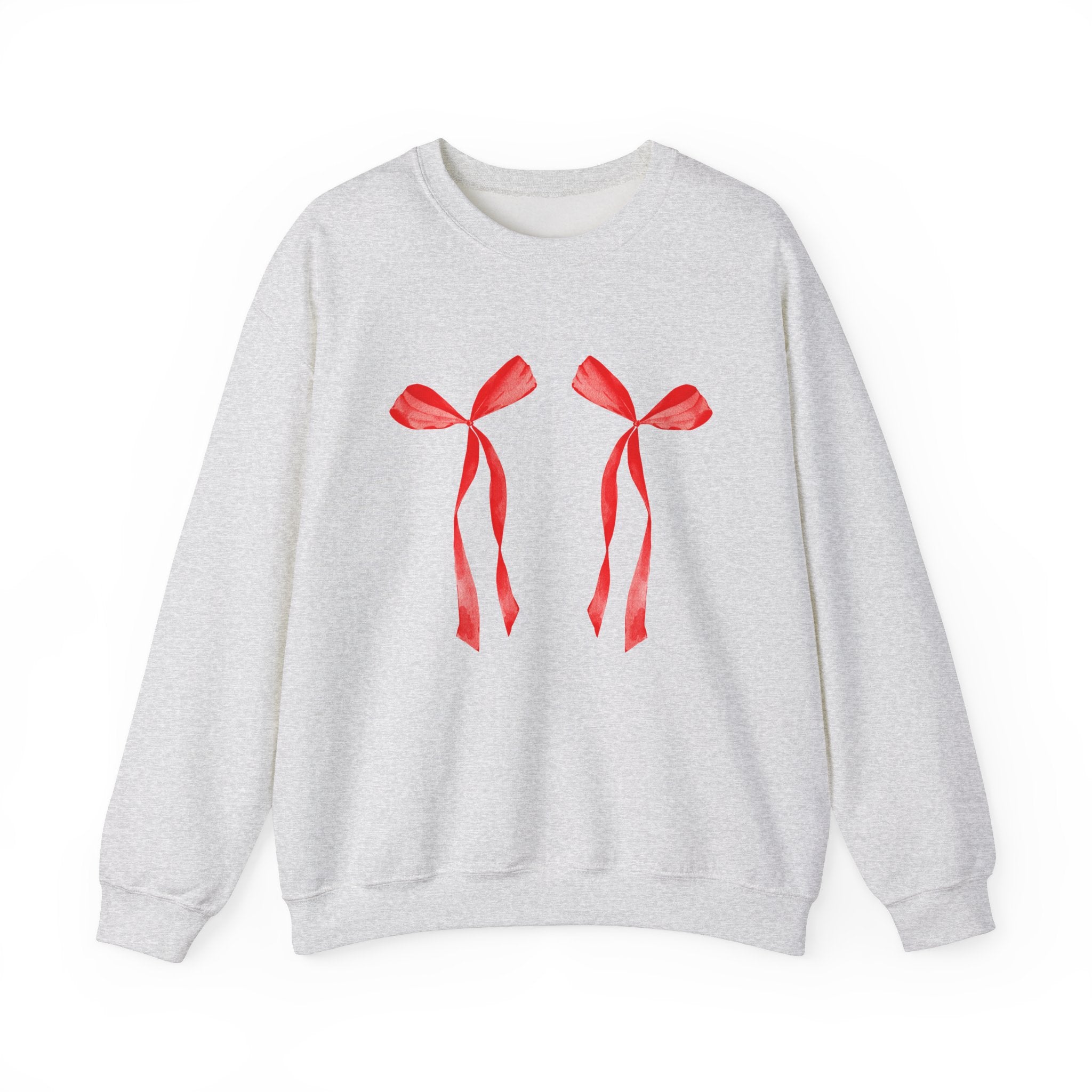 Red Coquette Ribbons Christmas Sweatshirt