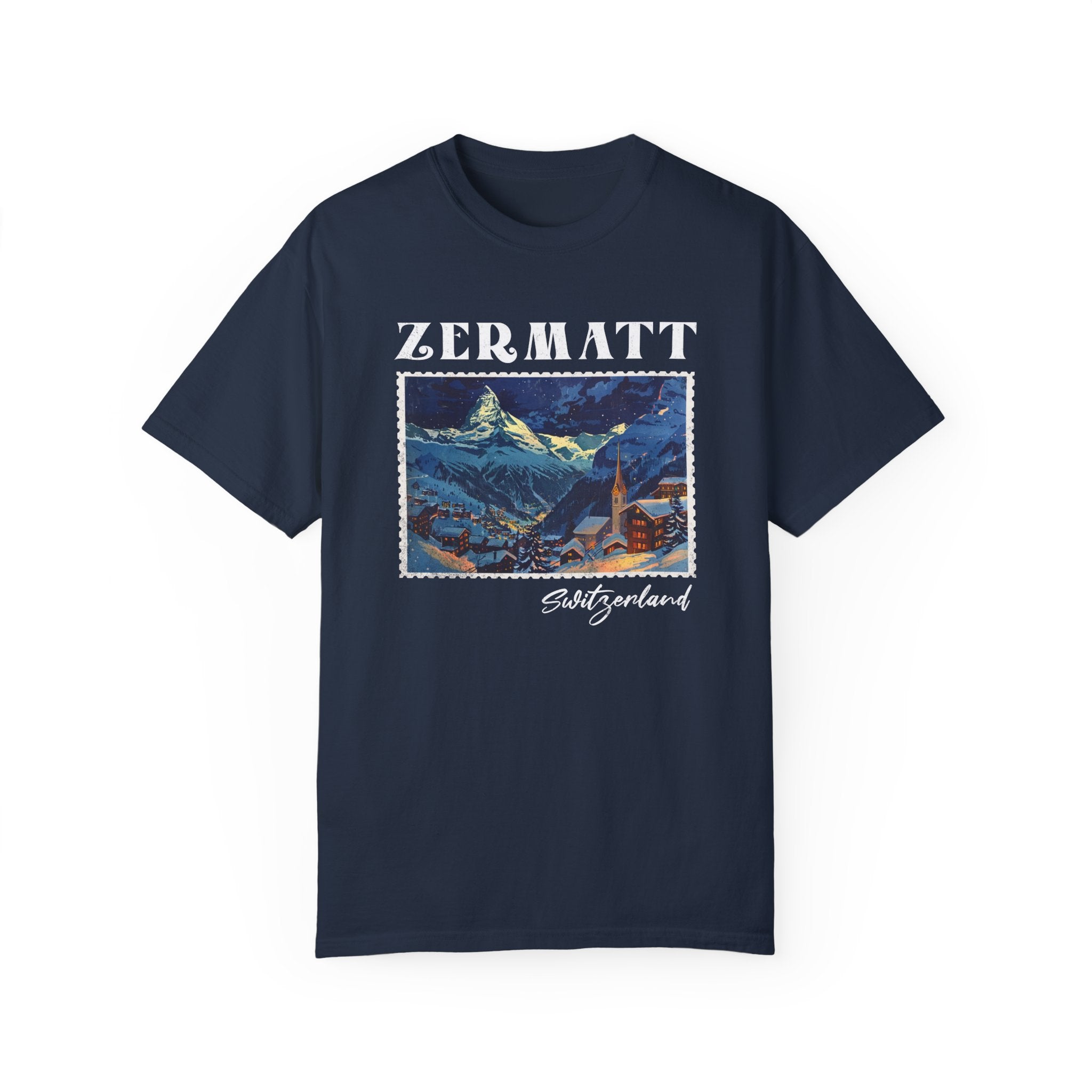 Zermatt Vintage Postcard Tee