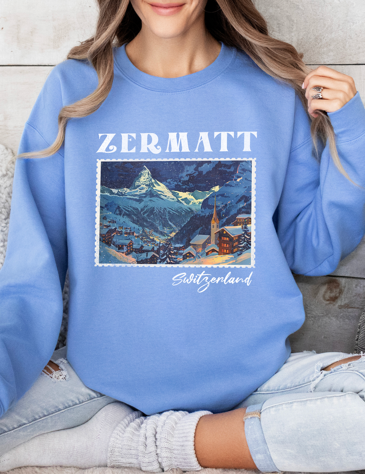 Zermatt Switzerland Vintage Postcard