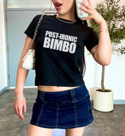 Post-Ironic Bimbo Baby Tee