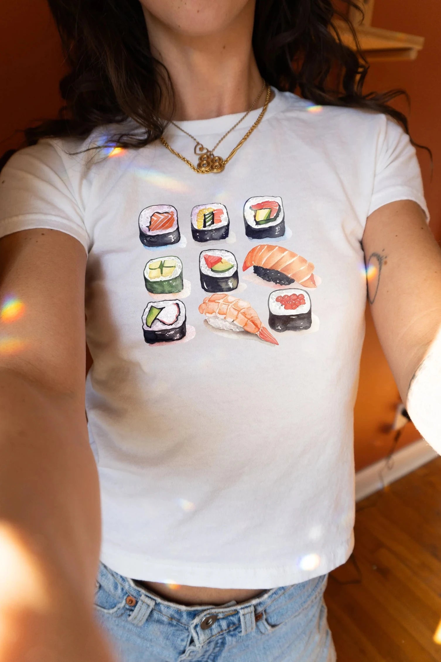 Sushi Rolls Baby Tee