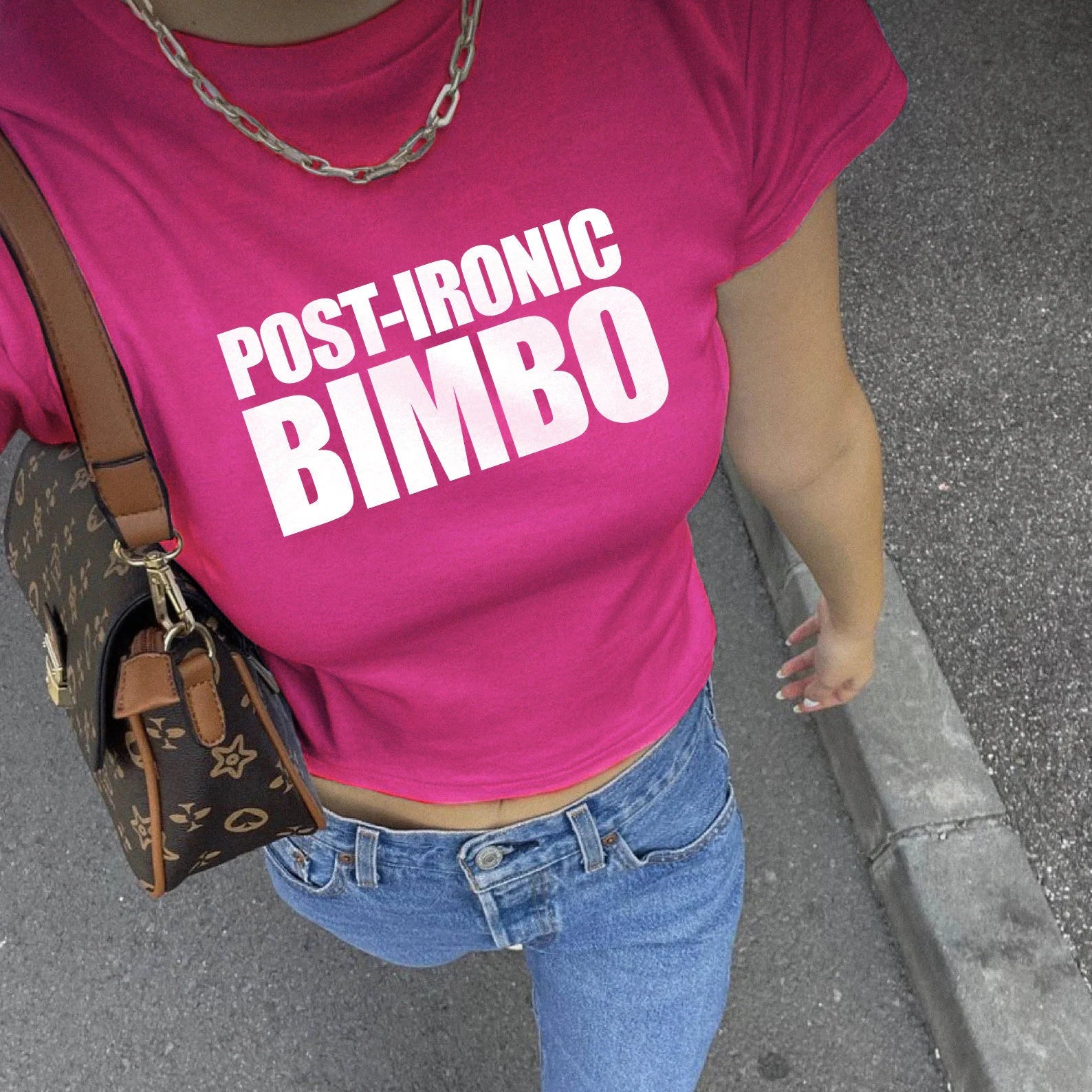 Post-Ironic Bimbo Baby Tee