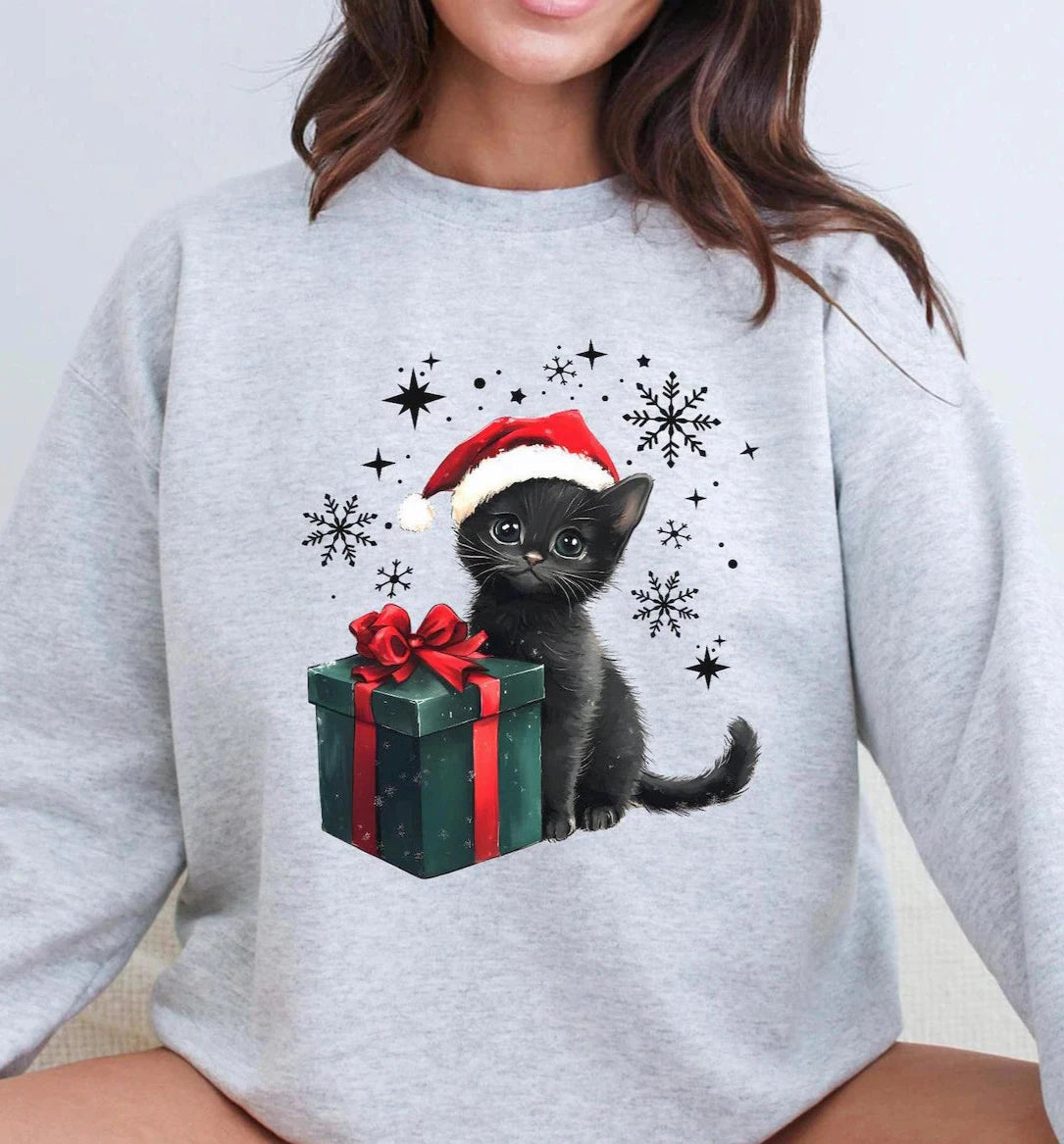 Christmas Santa Cat Sweater