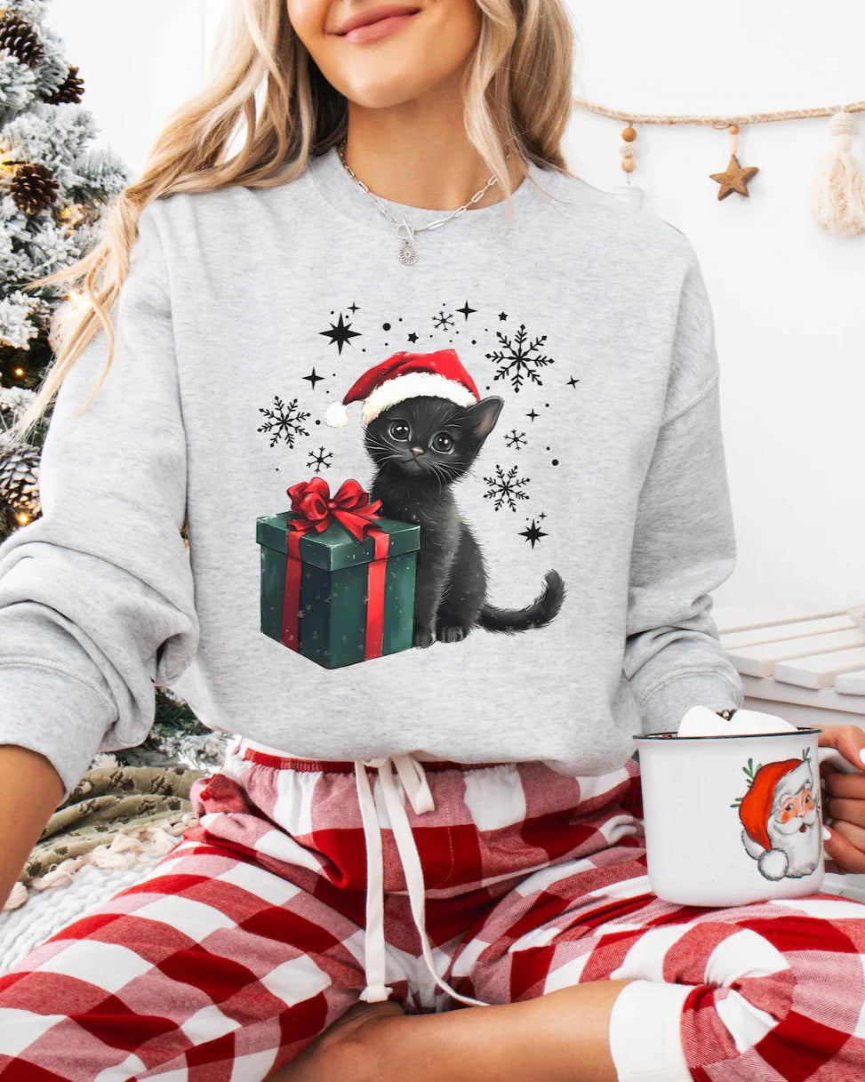 Christmas Santa Cat Sweater