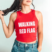 Walking Red Flag Baby Tank