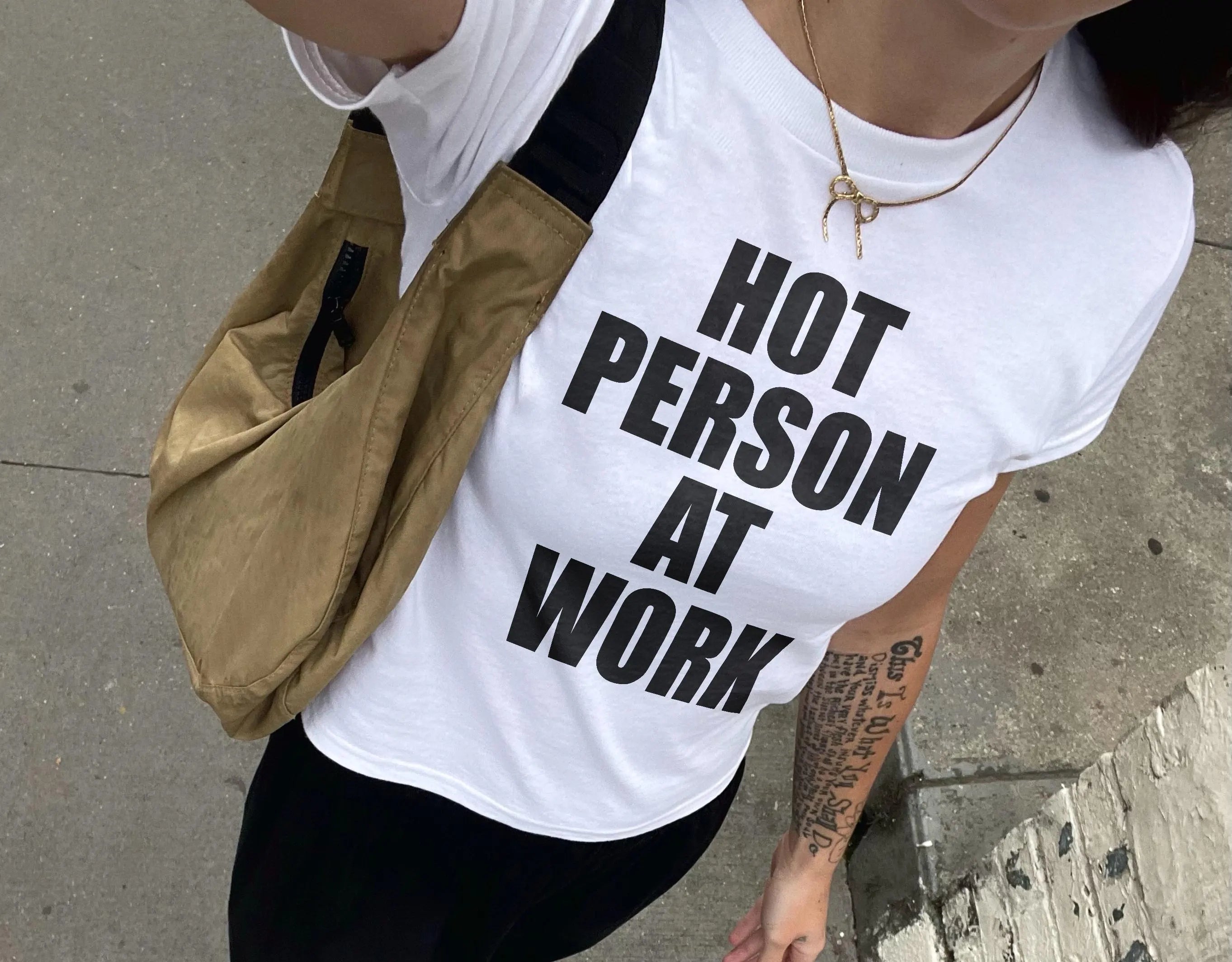 Hot Person At Work Baby Tee