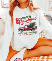 Vintage Christmas Tree Farm Sweatshirt