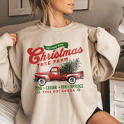 Vintage Christmas Tree Farm Sweatshirt