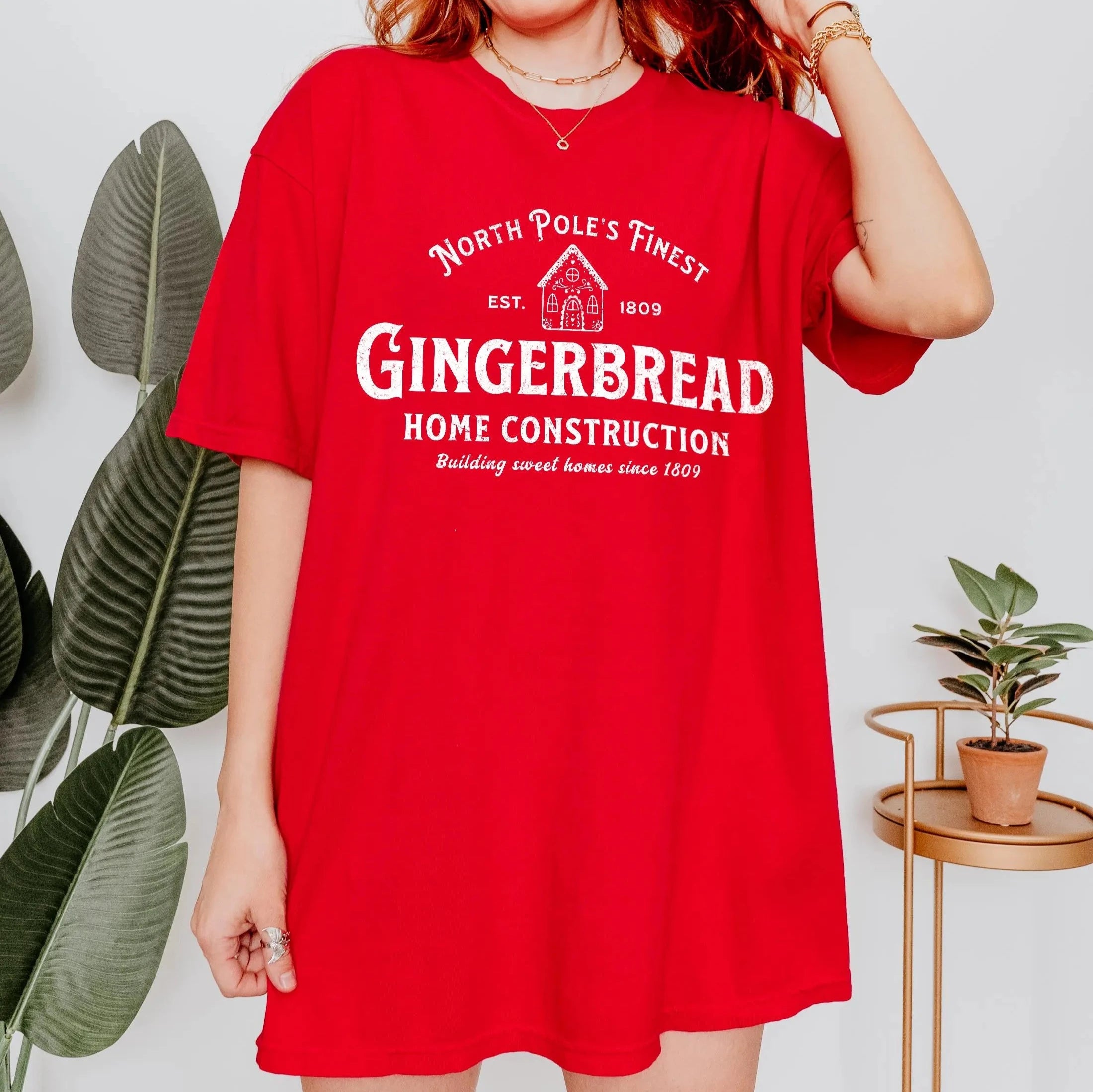 Gingerbread Construction Tee