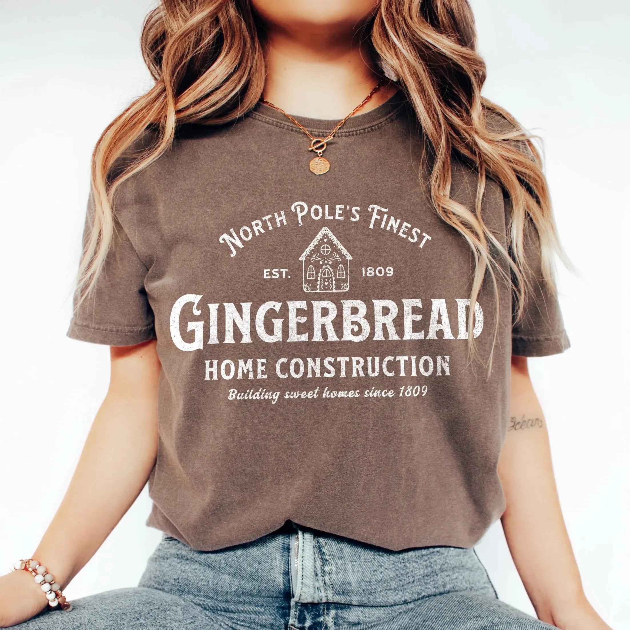 Gingerbread Construction Tee