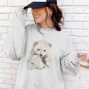 Watercolor Polar Bear Sweatshirt