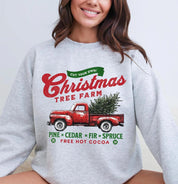 Vintage Christmas Tree Farm Sweatshirt