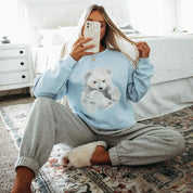 Watercolor Polar Bear Sweatshirt