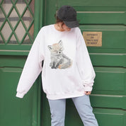 Watercolor Fox Sweatshirt