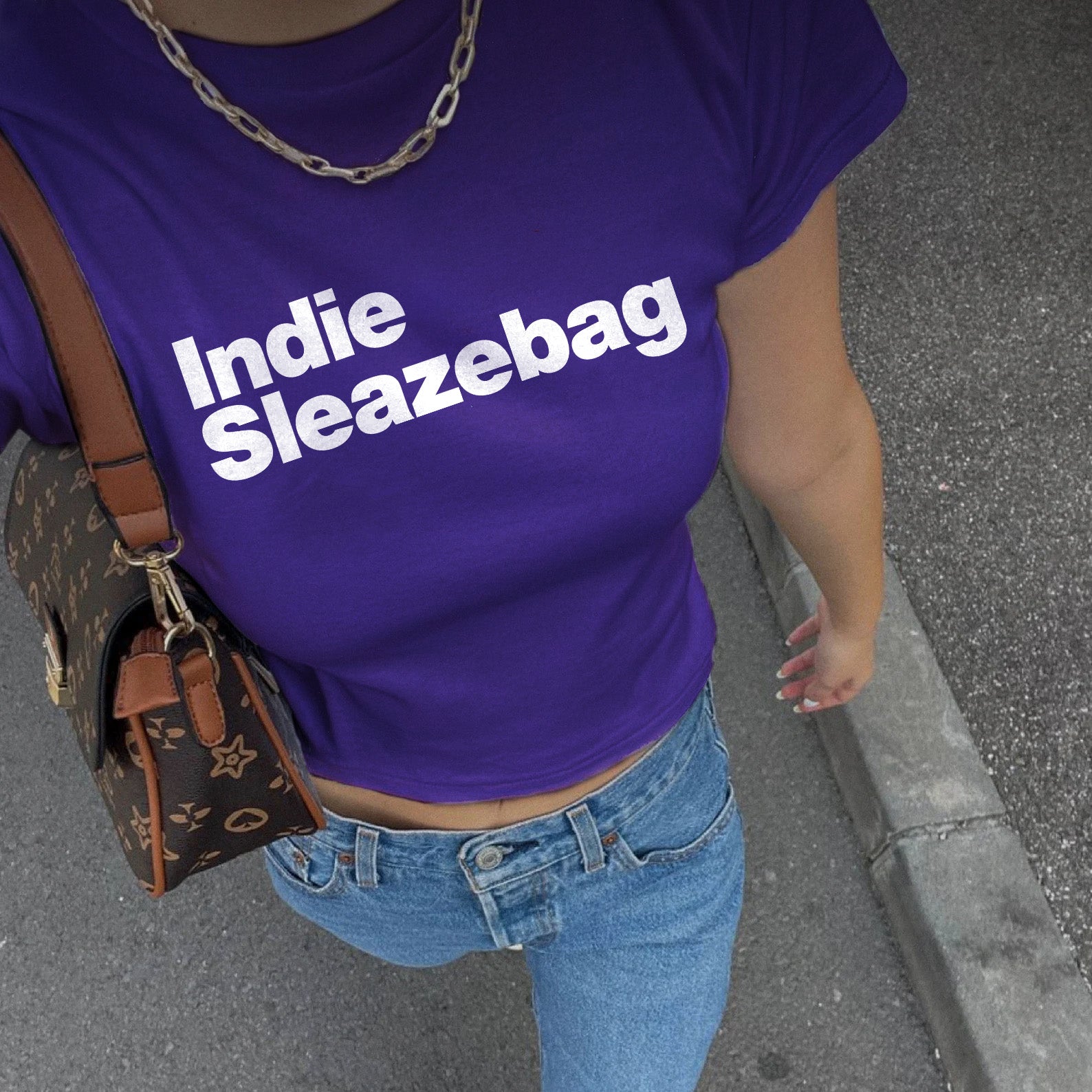 Indie Sleazebag Baby Tee