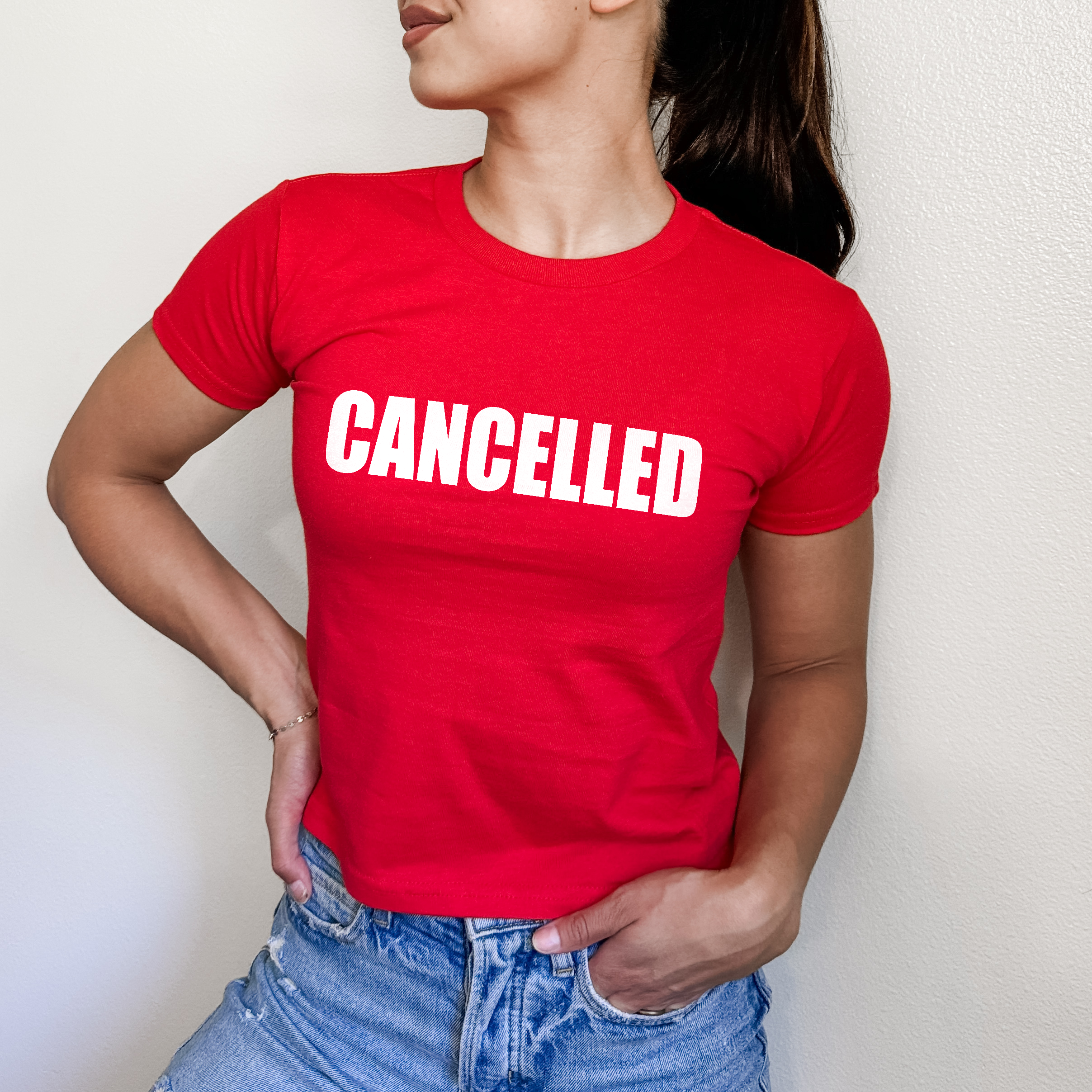 Cancelled Baby Tee